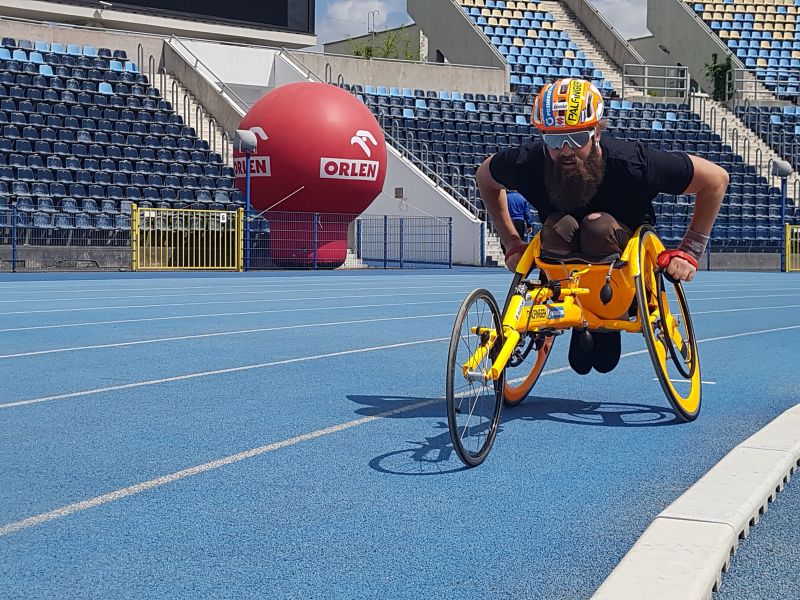 Thomas Geierspichler im EM-Stadion (copyright Petra Dissertori)